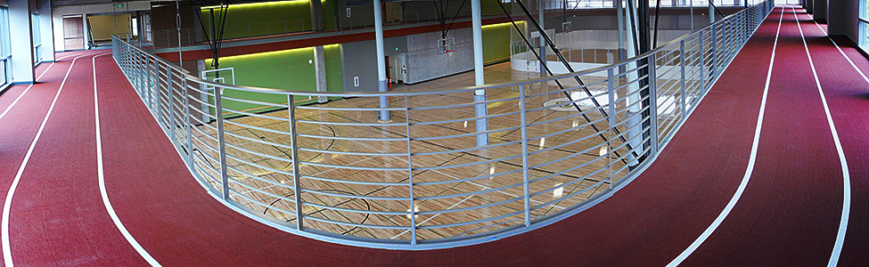 PSU Running track. Portland, Or